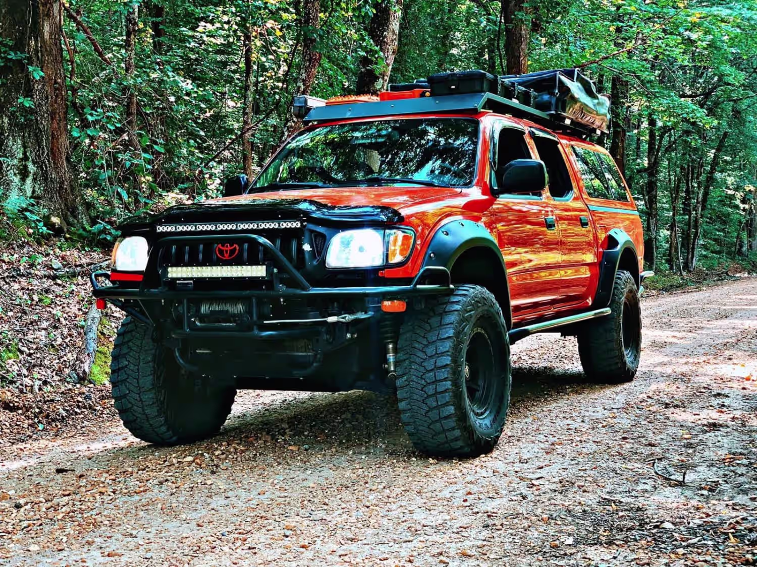 Jeeps on jungle trail in Grenada